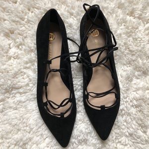 River Island Lace up Flats